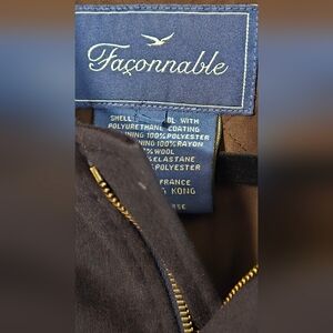 Faconnable Dark Wool Jacket